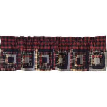 Cumberland Patchwork Valance Curtain 16x60 - The Fox Decor